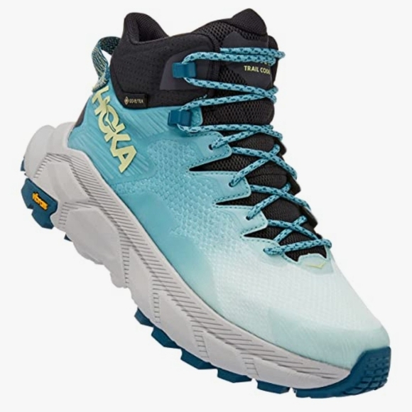 Women Hoka One Trail Code Boots Gore-Tex Blue Size 9B  F27222H - Picture 1 of 10